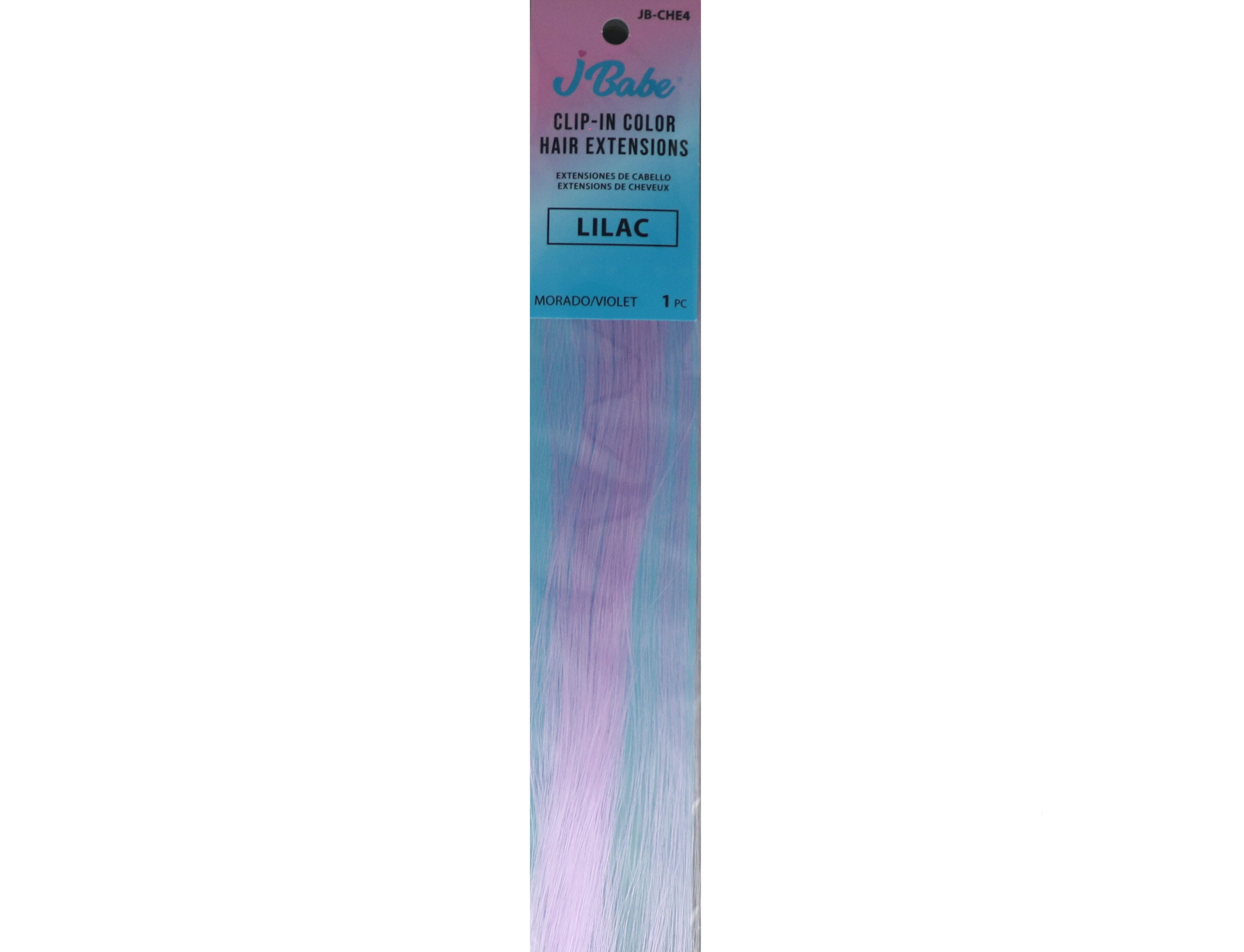 LILAC CLIP IN TINSEL HAIR EXTENSIONS